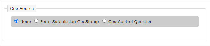 Geo Source selector for the business card document type