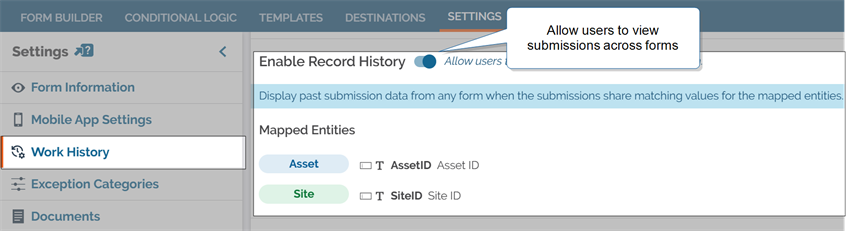 Enable Record History